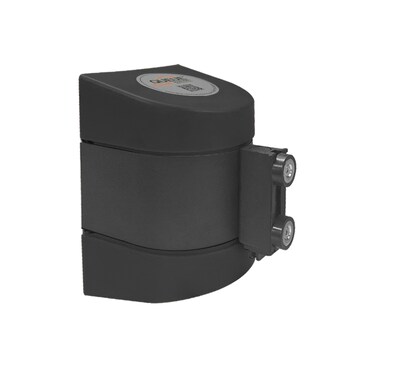 WallPro Magnetic 400 Wall-Mountable 15' Retractable Belt Barrier, DANGER KEEP OUT, Red/White (WPM400B-RWD15)