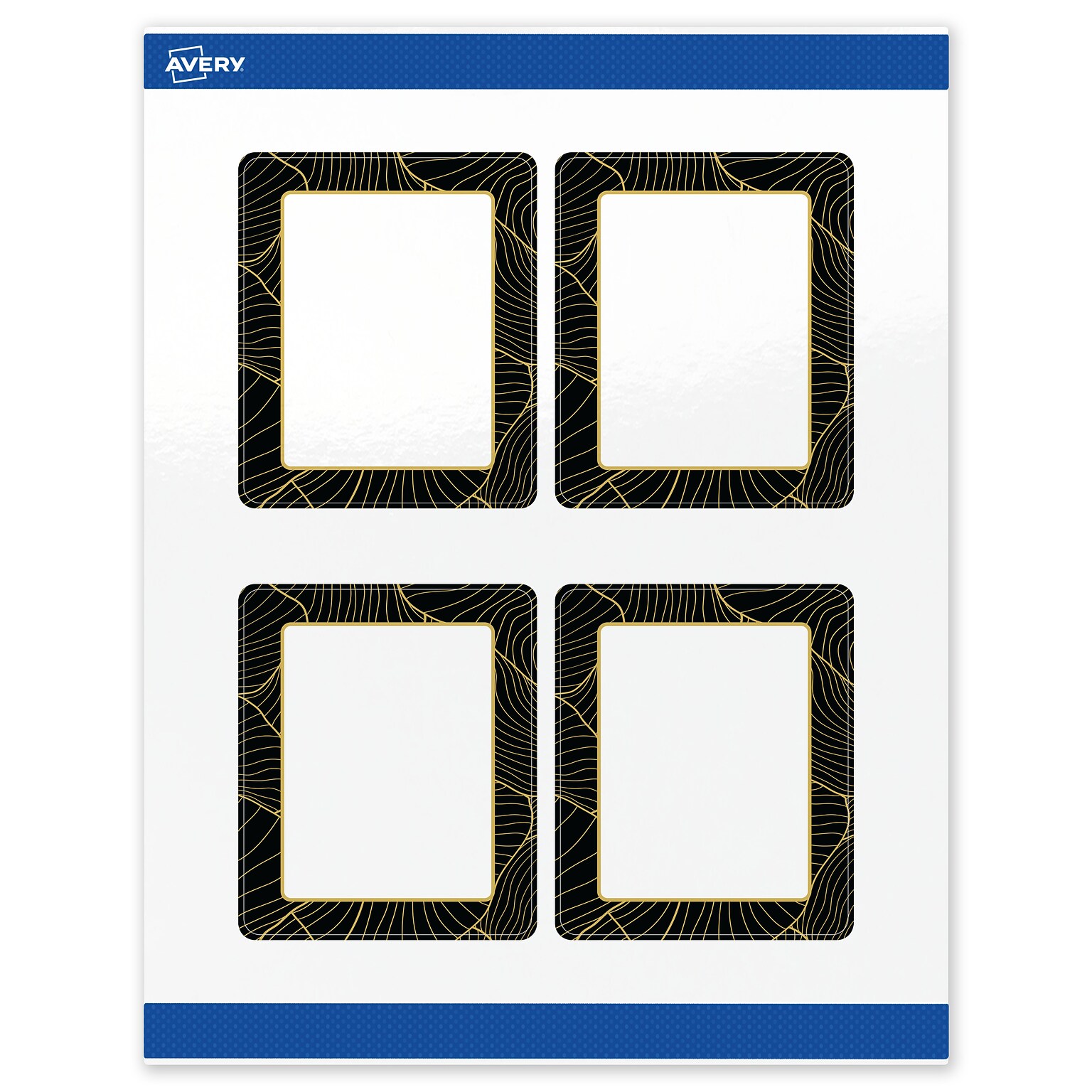 Avery Laser/Inkjet Rectangle Multipurpose Labels, 4 x 3-1/3, White, 40/Pack (S00-ETG)