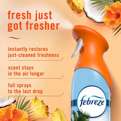 Febreze Air Mist Air Freshener Spray, Hawaiian Aloha Scent, 8.1 oz. (13855/62601)