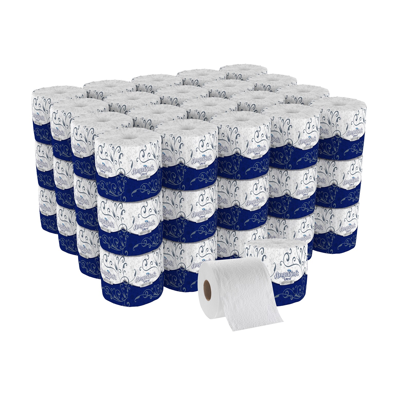Angel Soft Ultra Professional Series Toilet Paper, 2-ply, White, 400 Sheets/Roll, 60 Rolls/Carton (16560)