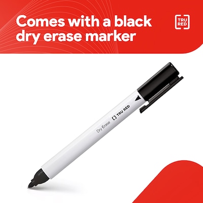 TRU RED™ Melamine Dry Erase Board, Gray Frame, 4' x 3' (TR59354)