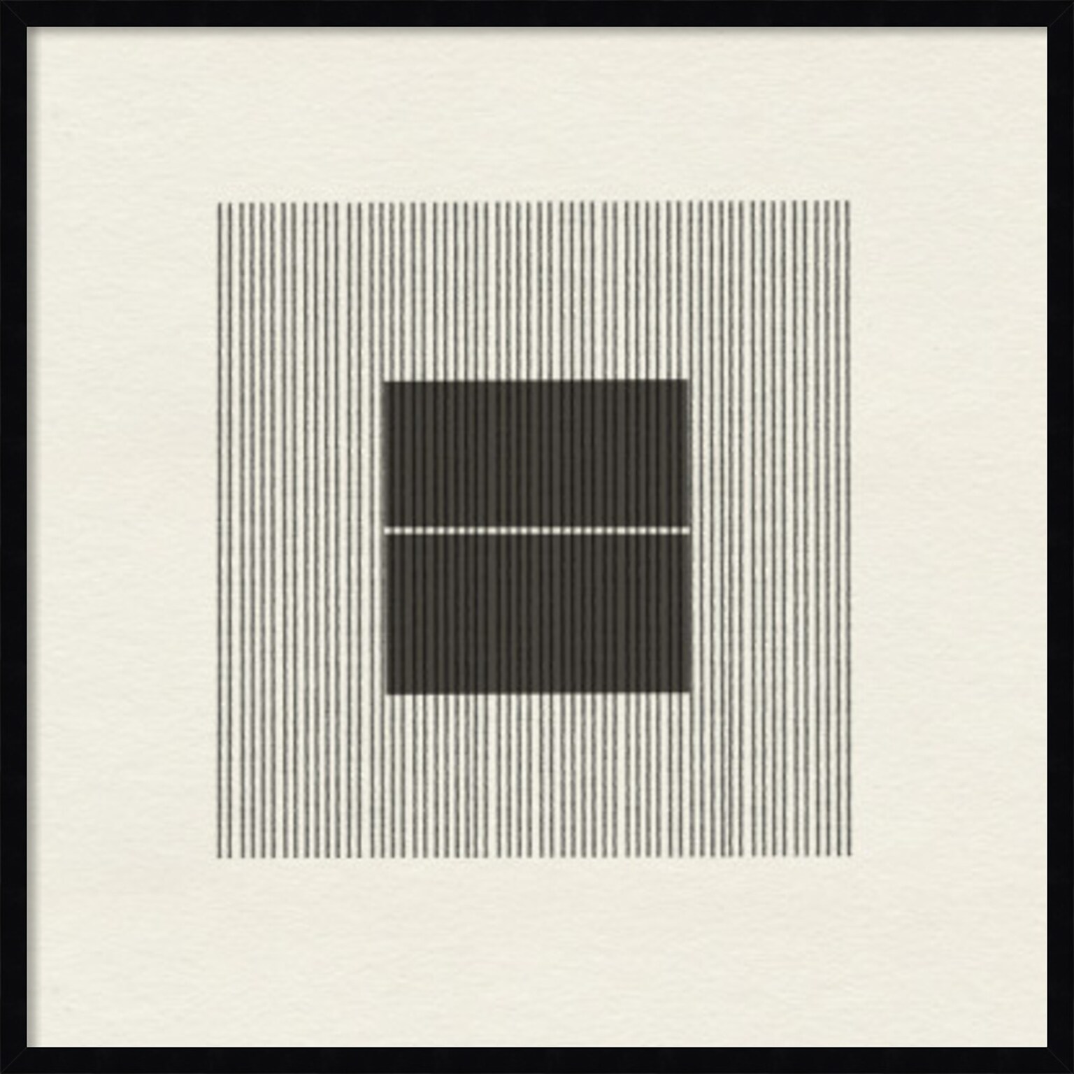 Amanti Art Paper Object No 6 by The MIUUS STUDIO Wood Framed Wall Art Print, 33 x 33 (A42675549478)