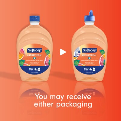 Softsoap Antibacterial Liquid Hand Soap Refill for Dispenser, 50 fl oz., 3/Carton(61048277CT)