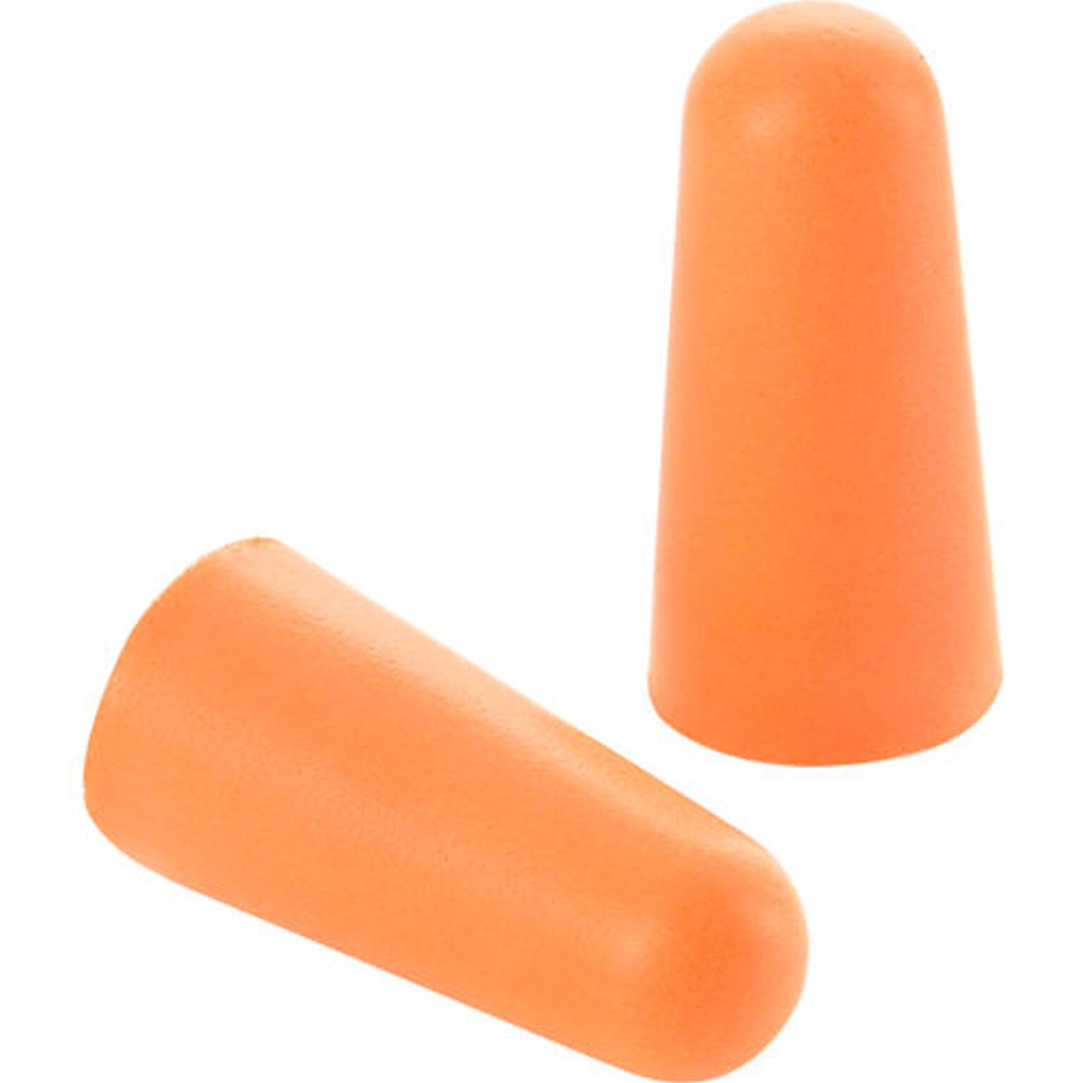 Global Industrial Bullet Earplugs, Tapered, Uncorded, NRR 32 dB, 200 Pairs/Box (708375)