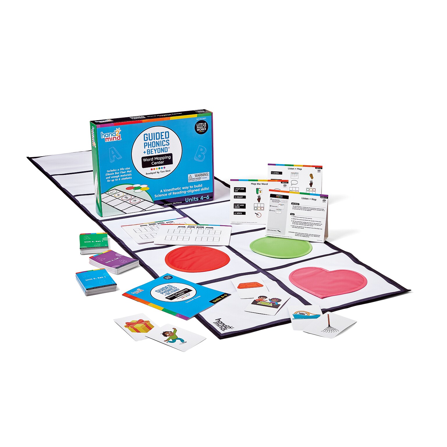 hand2mind Guided Phonics + Beyond, Word Mapping Center, Units 4-6 (96971)