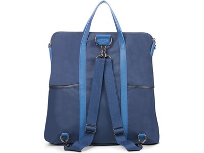 Francine Collection Highline Laptop Backpack, Medium, Navy (ZFB14NAVYHIGHLINE)