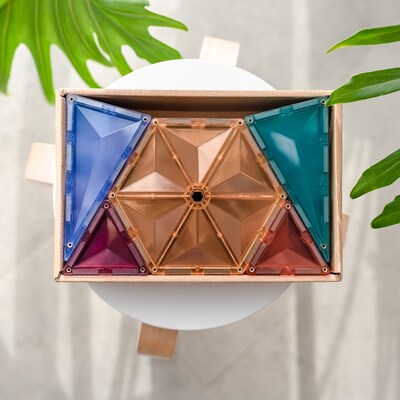 Connetix Magnetic Tiles Pastel Geometry Pack, 40 Pieces (CNTP00040GE)