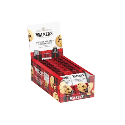 Walker's Chocolate Chip Shortbread Cookies, 1.4 oz, 20/Box (WKR06536)