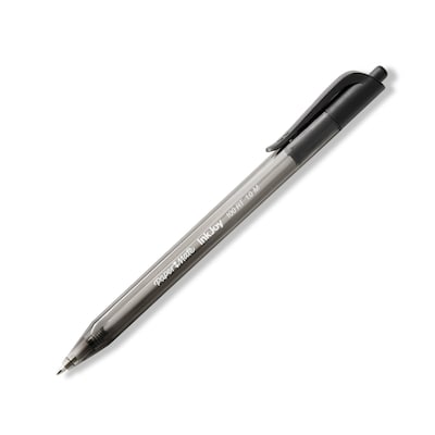 Paper Mate InkJoy Retractable Ballpoint Pens, Medium Point, Black Ink, 16/Pack (1952705)