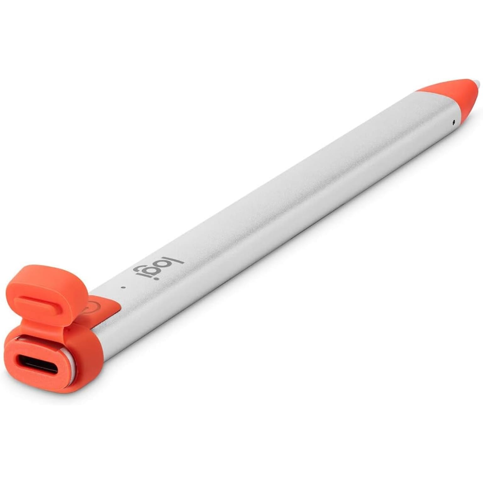Logitech Stylus & Smart Pen for iPad Pro/iPad Stylus, Orange (951-000007)