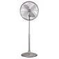 Good Housekeeping 3-Speed Oscillating Pedestal Fan, Brushed Nickle (92654-BN)