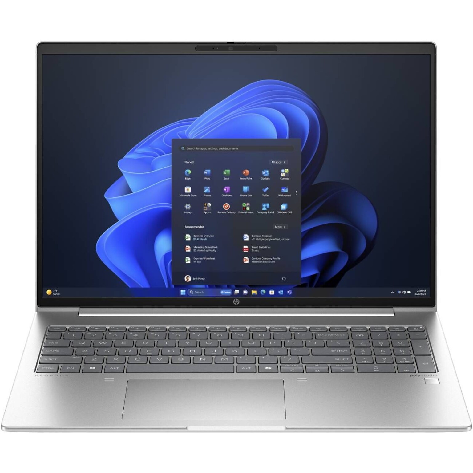 HP ProBook 460 G11 16 AI Laptop, Intel Core Ultra 7-155U, 16GB DDR5 RAM, 512GB PCIe SSD, Windows 11 Pro (A1LH5UT#ABA)