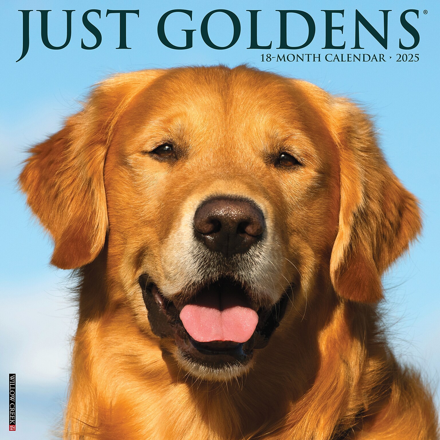 2025 Willow Creek Just Goldens 12 x 12 Monthly Wall Calendar (43134)