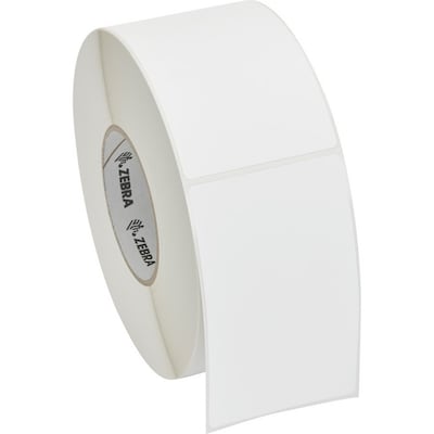 Zebra Z-Ultimate 2000T Thermal Barcode Labels, 4 x 8, White, 750 Labels/Roll, 4 Rolls/Carton (10014013)