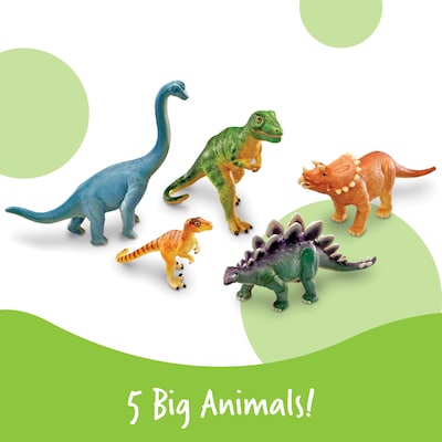 Learning Resources Jumbo Dinosaurs, Set of 5 (LER0786)