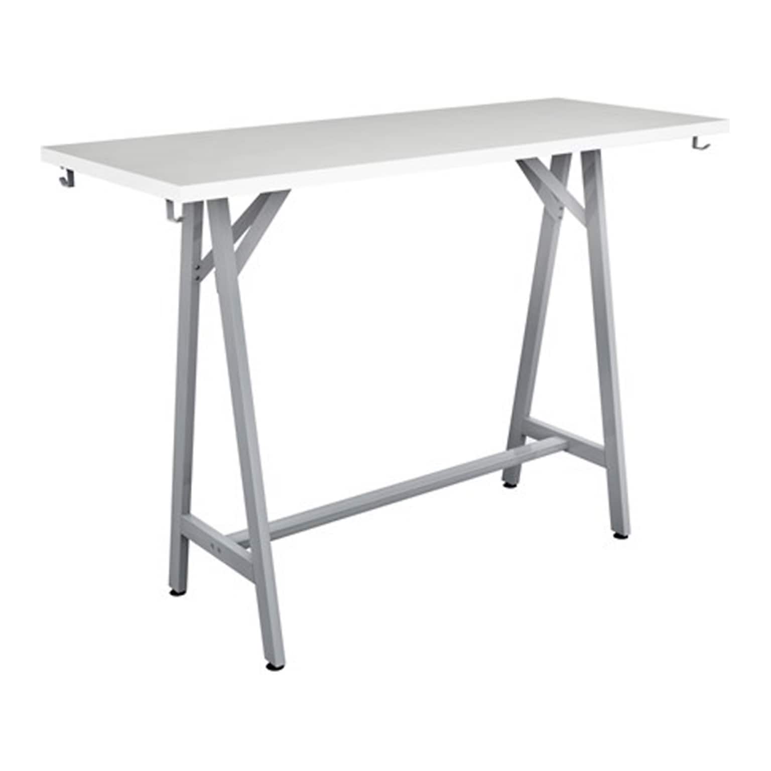 Safco Spark Teaming Table, 24 x 60, Fashion Gray (SPK6024SLFNGY)