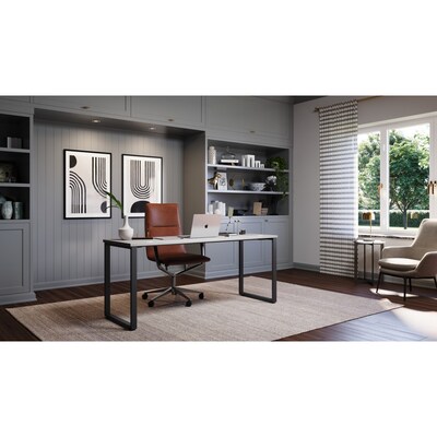Hirsh Computer and Office Desk, 72" x 30", Black/Gray Elm (23937)