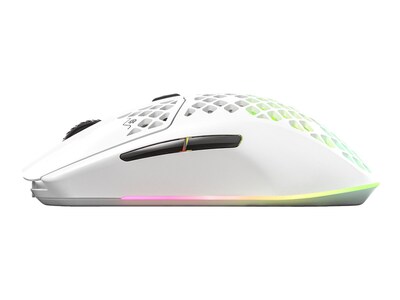 SteelSeries AEROX 3 Optical Gaming Mouse, Snow (62608)