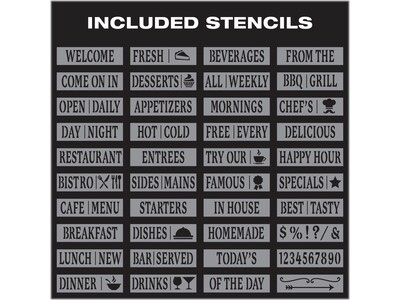 Excello Global Products Indoor/Outdoor A-Frame Sidewalk Sign, 22.8" x 40", Black/Brown (GPP-0001-S)