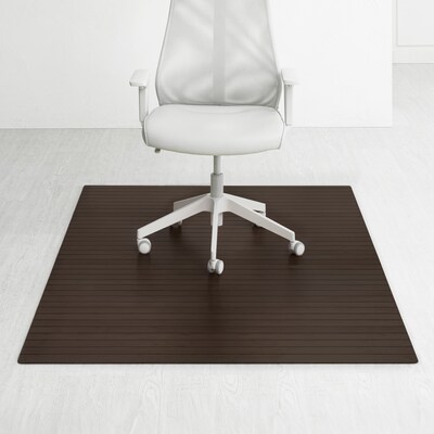 Anji Mountain Standard Bamboo Carpet & Hard Floor Chair Mat, 48 x 72, Java (AMB24085)