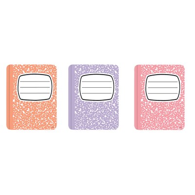 Teacher Created Resources Cool For School Composition Books Accents, 30/Pack, 3 Packs/Bundle (TCR9331-3)