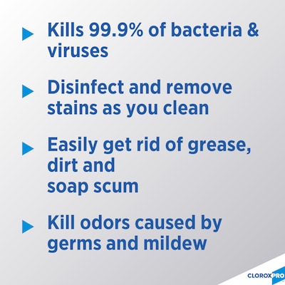Clorox Clean-Up Disinfectant Cleaner with Bleach Refill, Unscented, 128 oz., 4/Carton (CLO 35420CT)