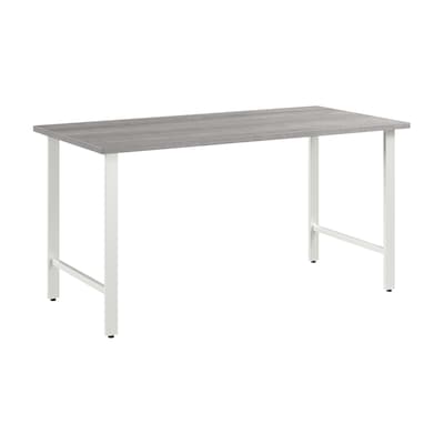 Bush Business Furniture Hustle 60W Computer Desk with Metal Legs, Platinum Gray (HUD160PG)