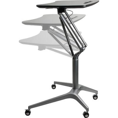 Lorell 28W Manual Adjustable Standing Desk, Black (LLR84838)