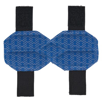 Chill-Its 6613 Hard Hat Cooling Ratchet Pad, Microfiber, Blue, 3/Pack (12449)
