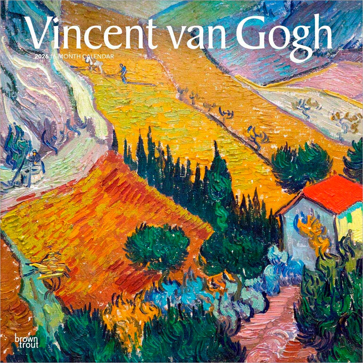 2026 BrownTrout Vincent van Gogh 12 x 12 Monthly Wall Calendar (9798330706112)