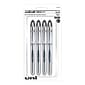 uni-ball Vision Elite Rollerball Pens, Bold Point, Black Ink, 4 Pack (67180)