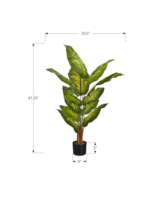 Monarch Specialties Inc. 47" Artificial Evergreen Tree in Pot (I 9535)
