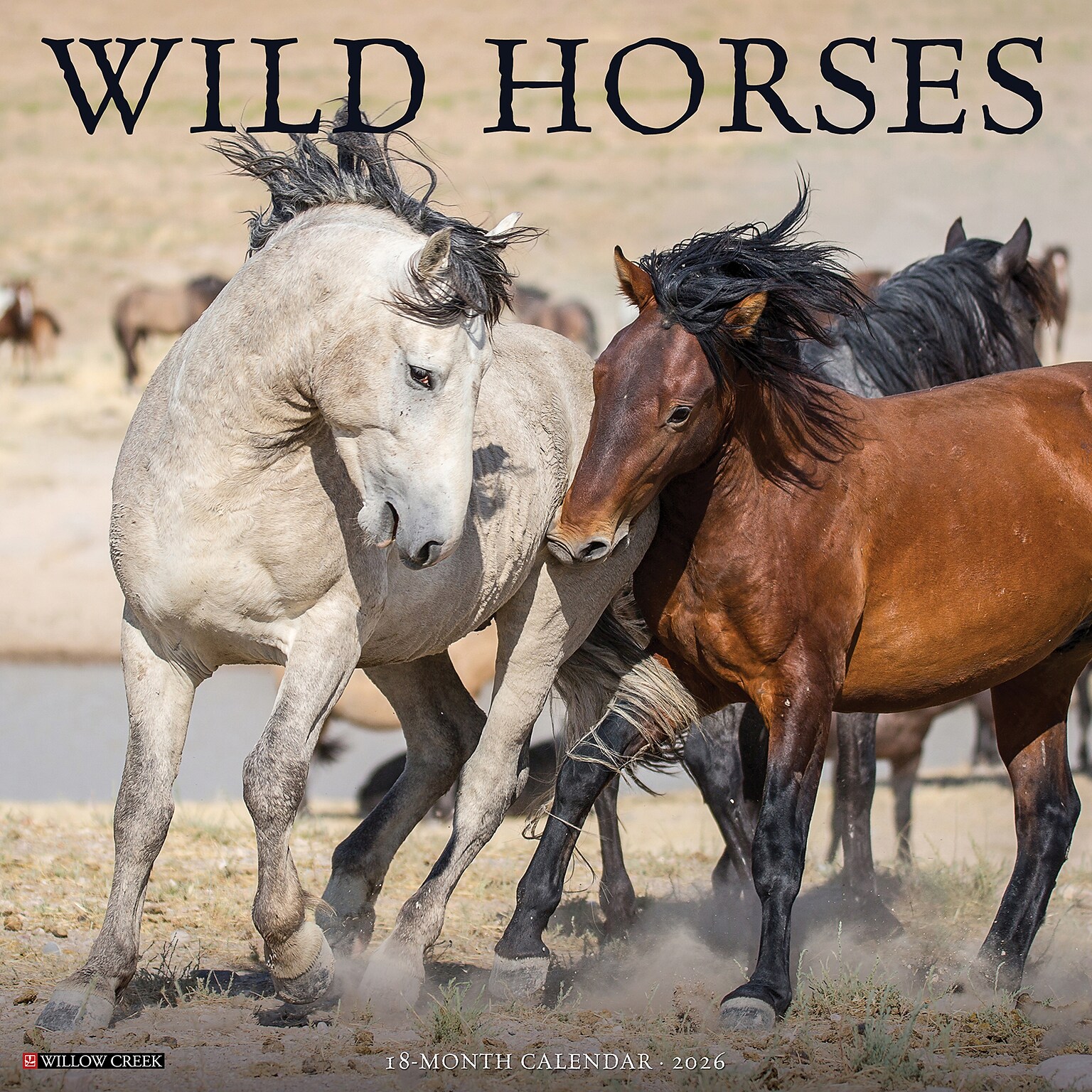2026 Willow Creek Wild Horses 12 x 12 Monthly Wall Calendar (53287)