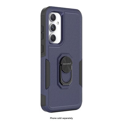SaharaCase Raider Phone Case for Galaxy S24 FE, Shock Absorbing, Midnight Blue (CP00715)