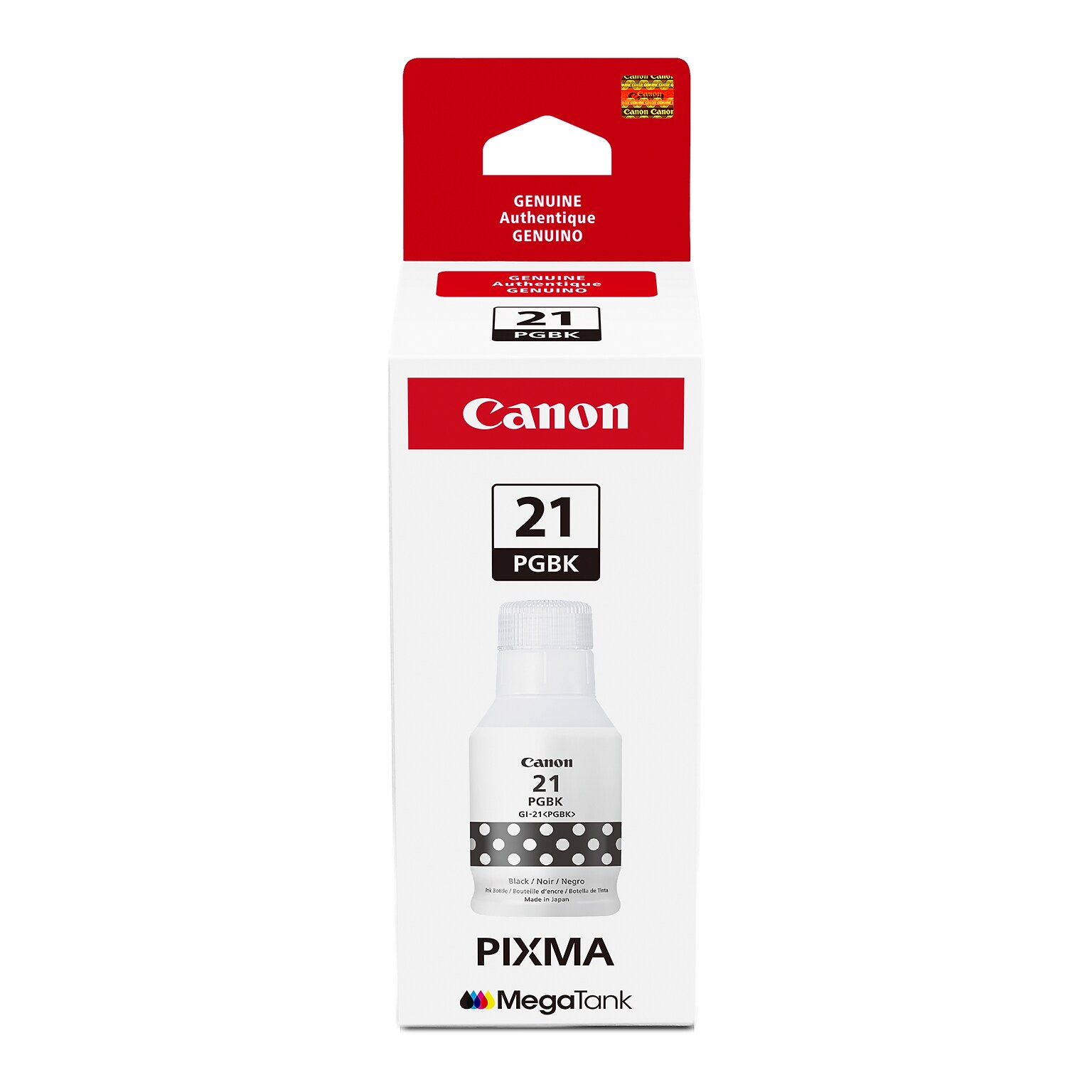 Canon GI-21 Pigment Black Standard Yield Ink Bottle (4526C001)