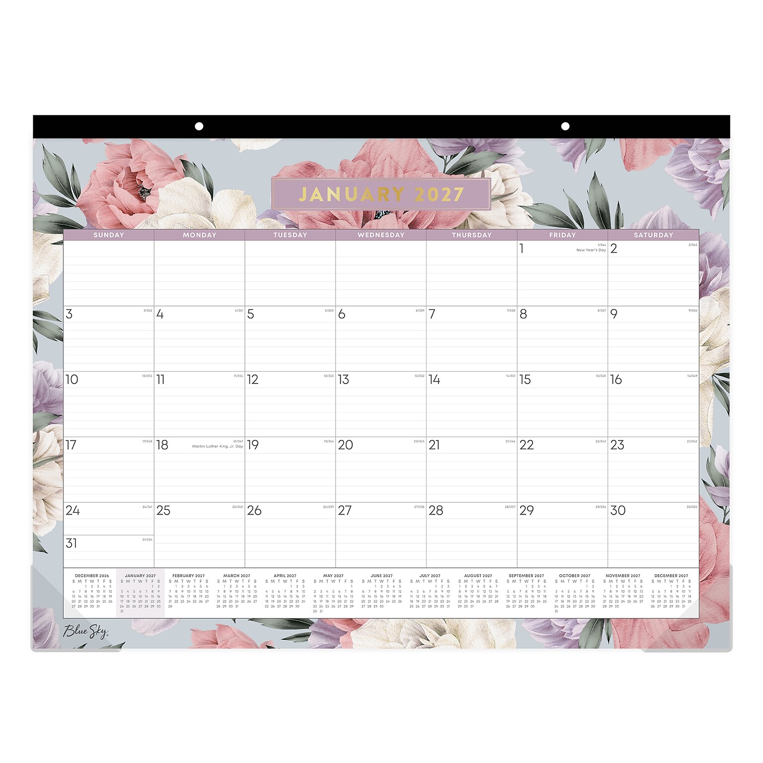2027 Blue Sky Tula 22 x 17 Monthly Desk Pad Calendar (144086-27)