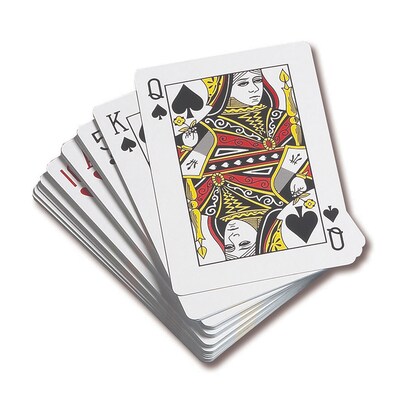 Learning Advantage Standard Playing Cards, 52 Cards/Pack, 6 Packs/Bundle (CTU7931-6)