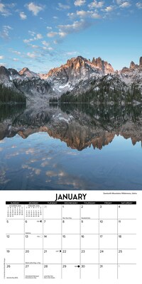 2025 Willow Creek Scenic America 7" x 7" Monthly Wall Calendar  (48238)