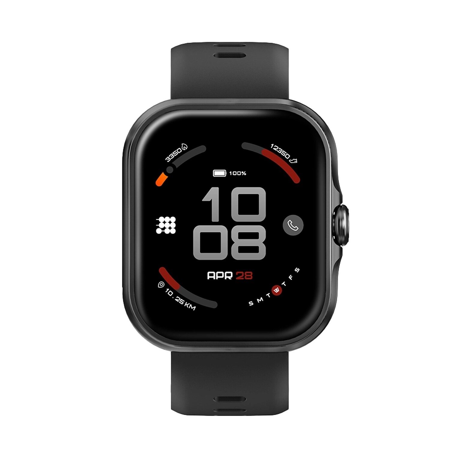 Cubitt Viva Lite Smartwatch, Built-in GPS, 1.85in,. Obsidian Black (CT-VIVAL1)
