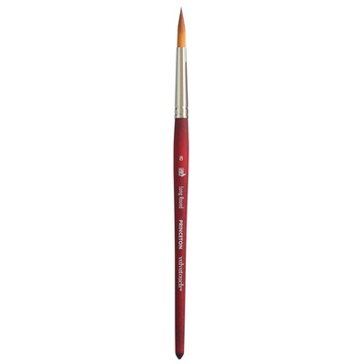 Princeton Velvetouch Mixed Media Synthetic Long Round Brush, 2/Pack (PBXP3950LR8-2)
