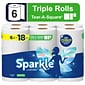 Sparkle Pick-a-Size with Thirst Pockets Paper Towels, 2-ply, 165 Sheets/Roll, 6 Rolls/Pack (22269501)