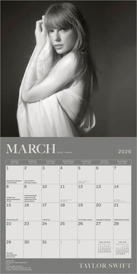 2026 BrownTrout Taylor Swift 7" x 7" Monthly Wall Calendar (9798330707706)