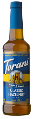 Torani Sugar Free Classic Hazelnut Syrup, 750 ml. (HSN42073)