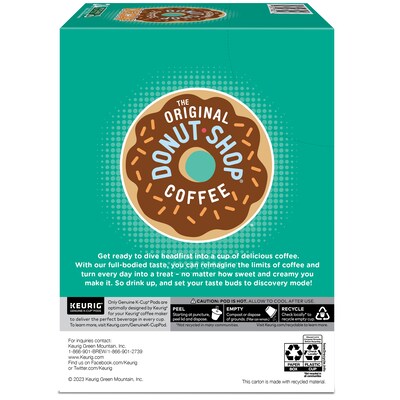 The Original Donut Shop Decaf Coffee Keurig® K-Cup® Pods, Medium Roast, 22/Box (60224-01)