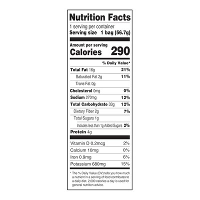 Zapp's Gluten Free Jalapeno Kettle Style Potato Chips, 2 oz., 25/Box (220-02558)