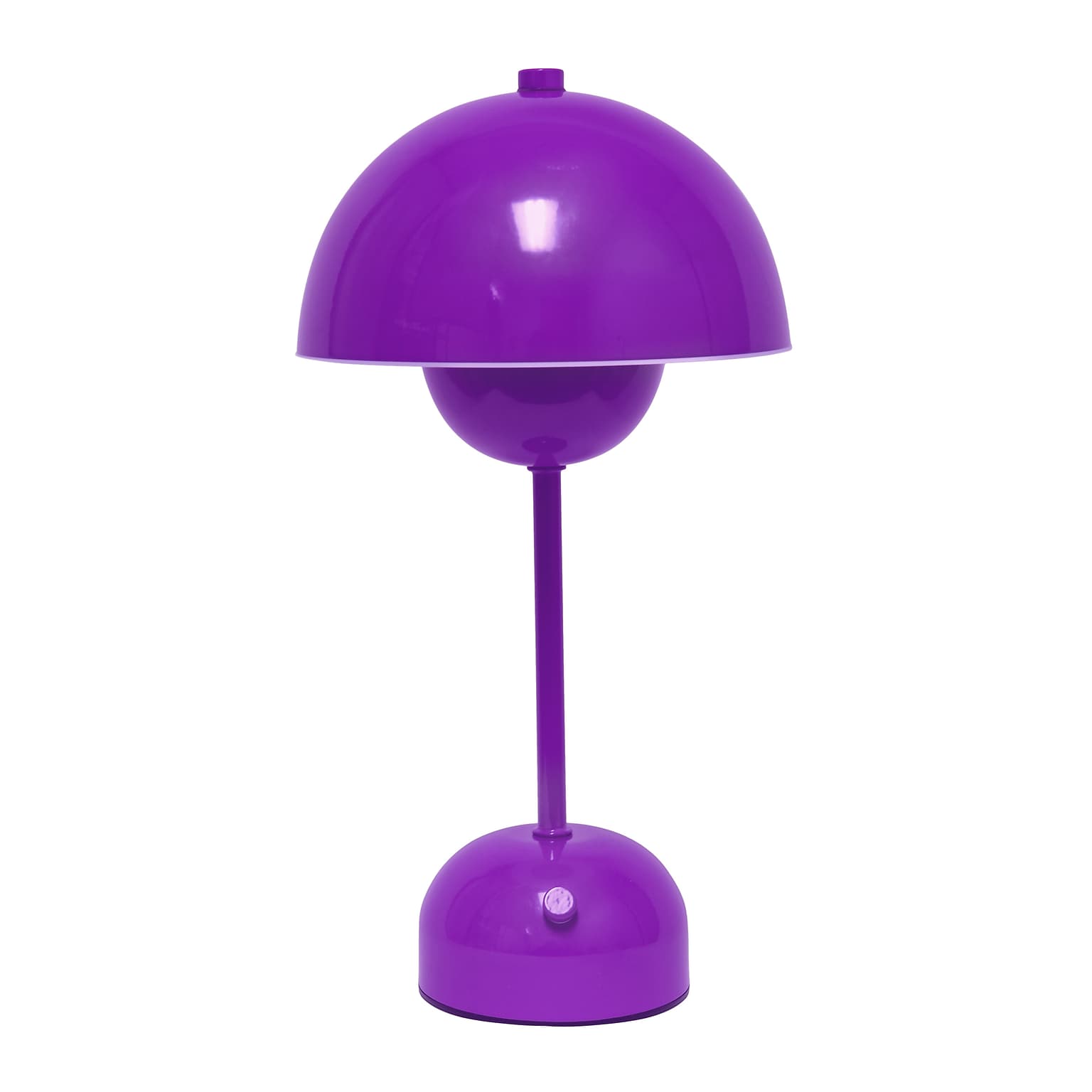 Simple Designs Mushroom Magic LED Table Lamp, Purple (LD1069-PRP)