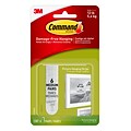 Command™ Medium Picture Hanging Strips, White, 6 Sets (17204ES)