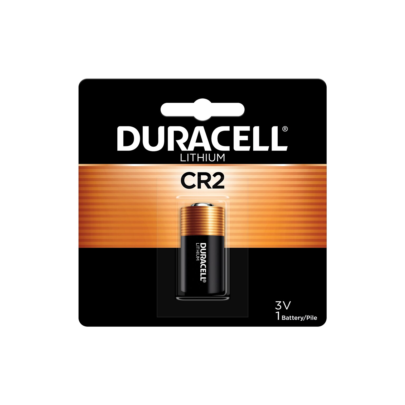 Duracell CR2 Lithium Battery, 3V (DURDLCR2BPK)