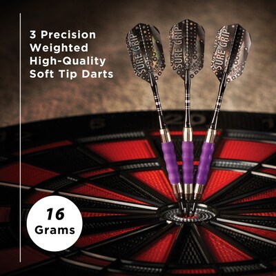 Viper Sure Grip Soft Tip Darts Purple 16 Grams (20-0009-16)