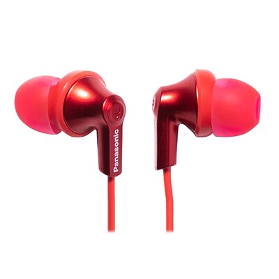 Panasonic ErgoFit Earbuds, Metallic Red (RP-HJE120)
